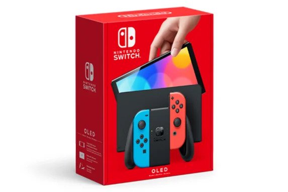 Nintendo Switch OLED model Neon Blue/Neon Red set
