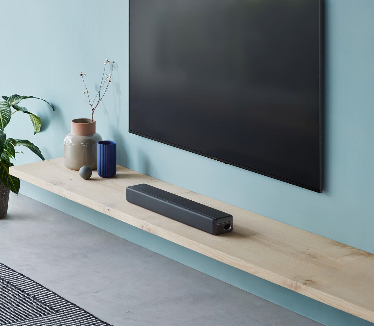 HT-S200F 2.1ch Built-in Subwoofer Mini Soundbar