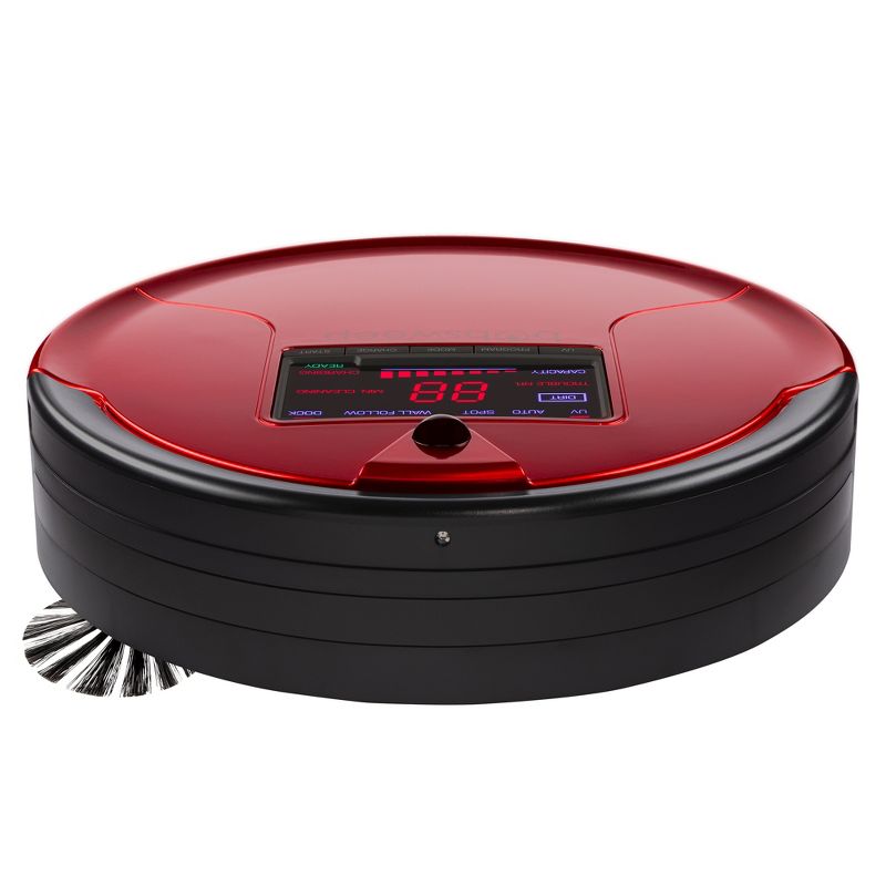 bObsweep PetHair Robot Vacuum Cleaner and Mop – Red
