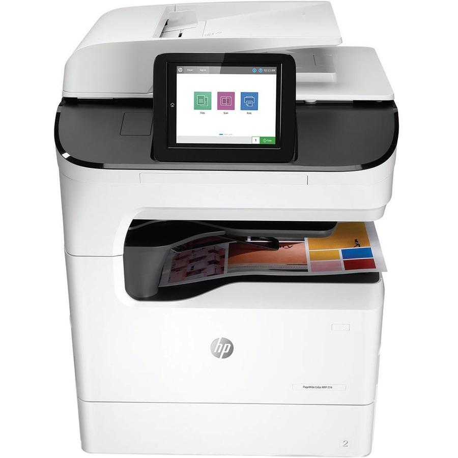 4PZ44A#B1H HP 774dns Page Wide Array Multifunction Printer – Color