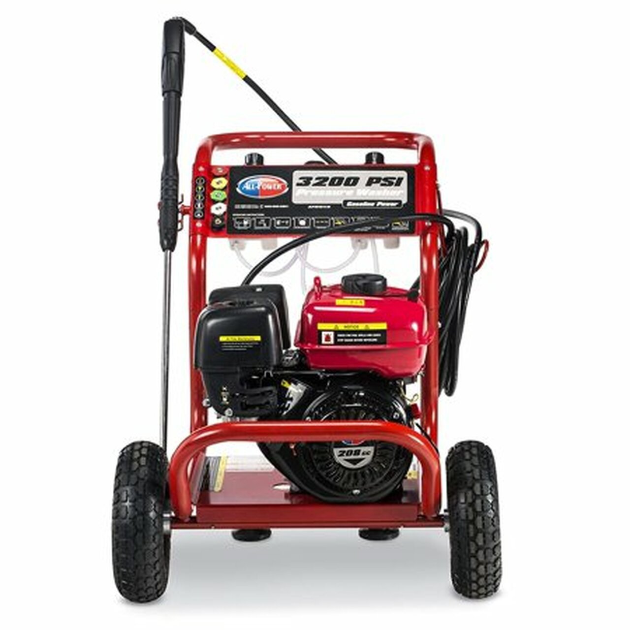 All Power 3200 PSI 2.6 GPM Gas Pressure Washer for Vehicles and Outdoor Cleaning, APW5118