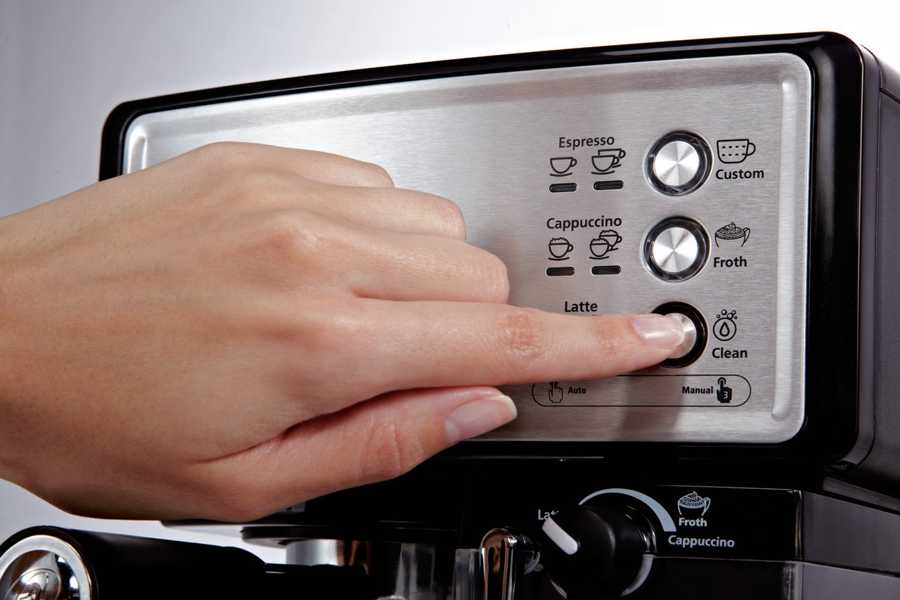 Mr. Coffee Cafe Barista Black & Silver Espresso Maker