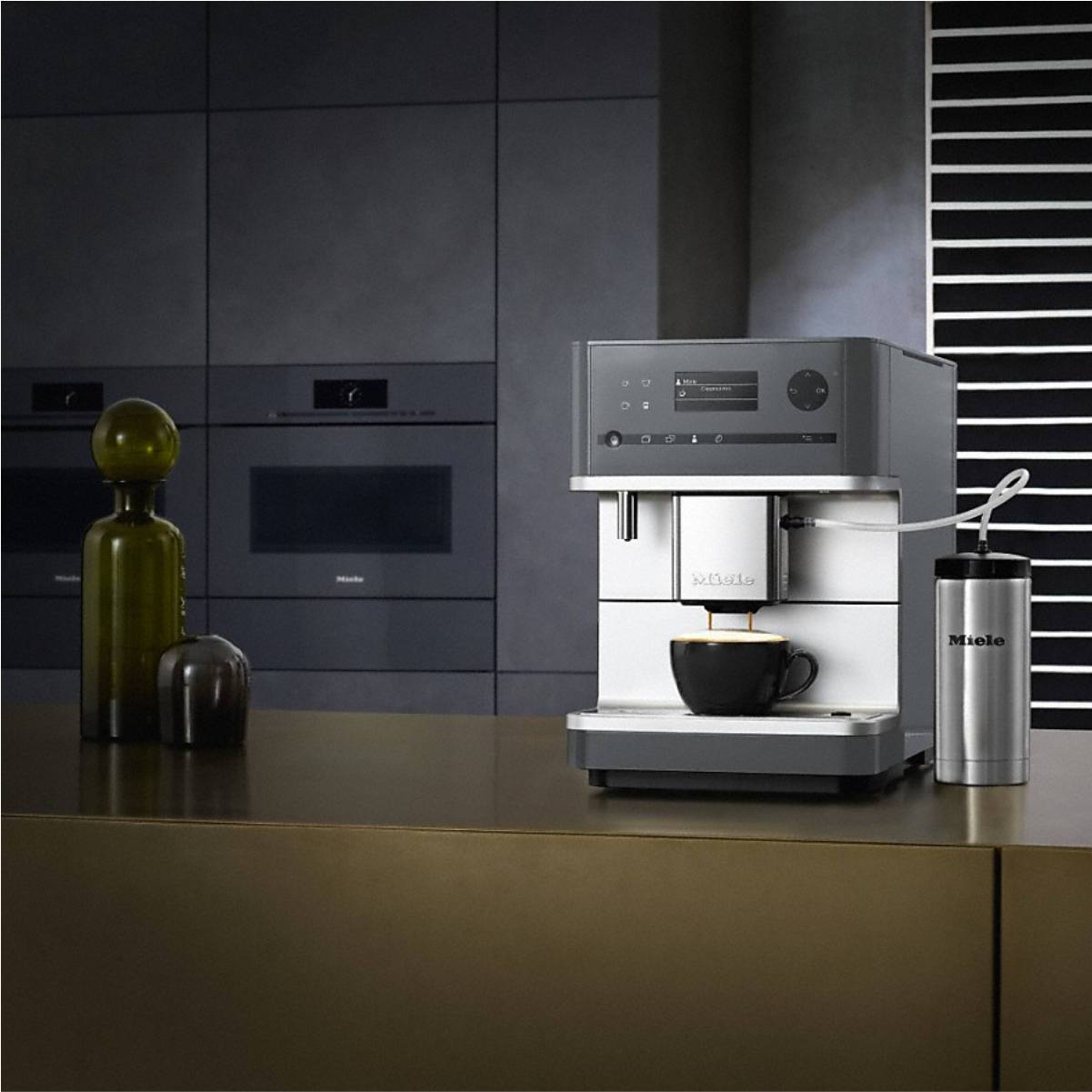 Miele CM6350 Super Automatic Countertop Coffee & Espresso Machine (Graphite Gray)