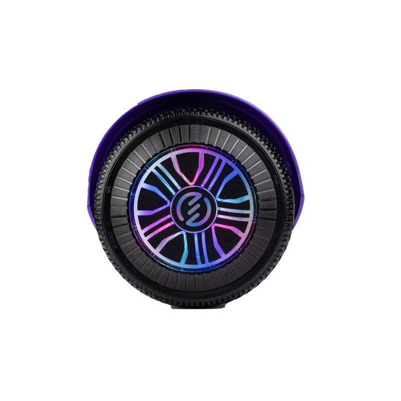 Ride Swft Blaze Self Balancing Hoverboard Scooter Up to 7 Miles Per Hour with Front Facing LED Lights and 6.5 inch Wheels, Grape