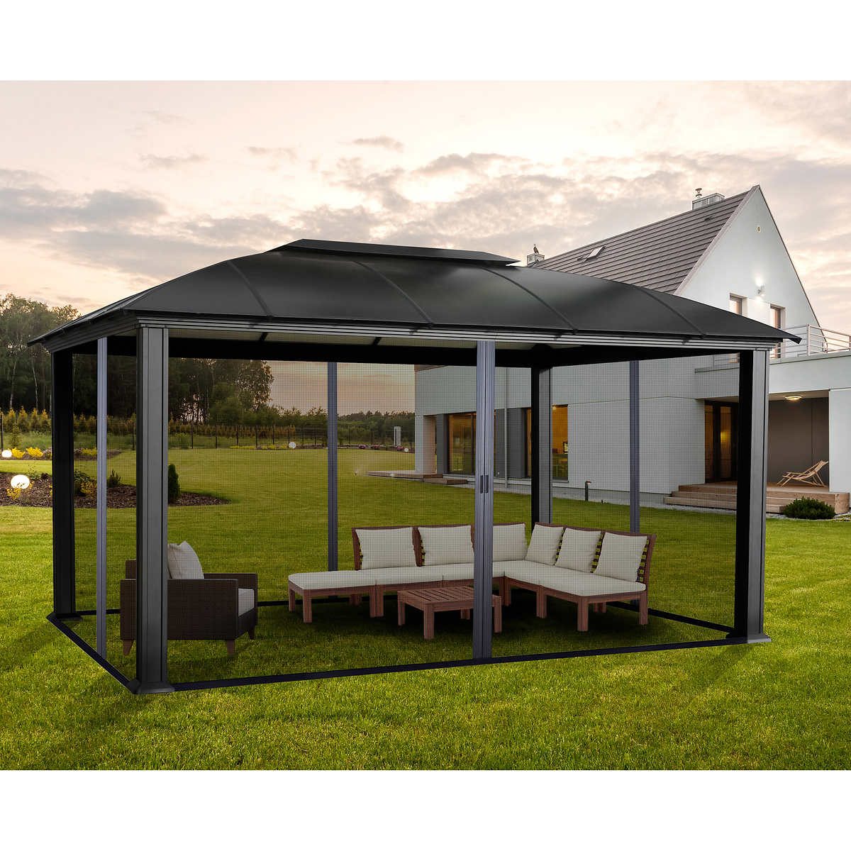 Paragon Siena Aluminum 11 ft x 14 ft Gazebo