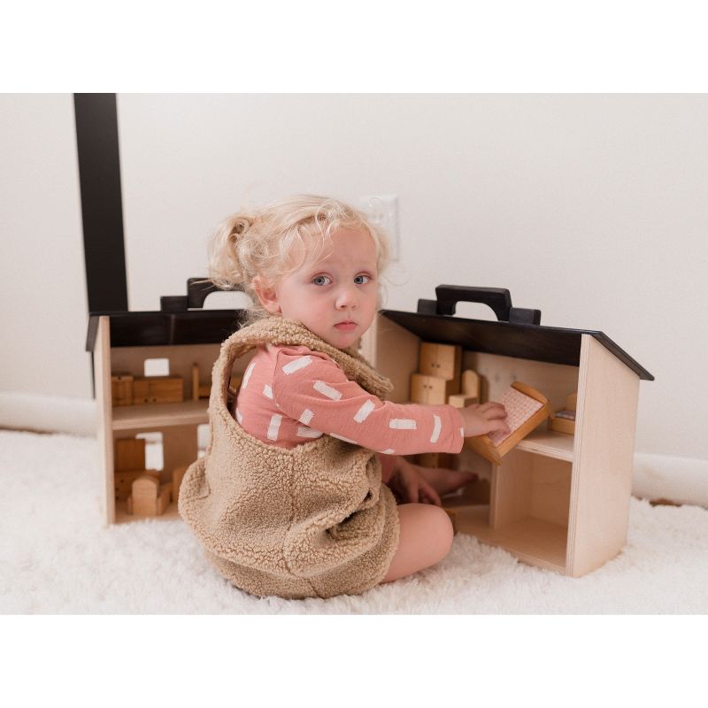 Remley Kids Wooden Folding Doll House