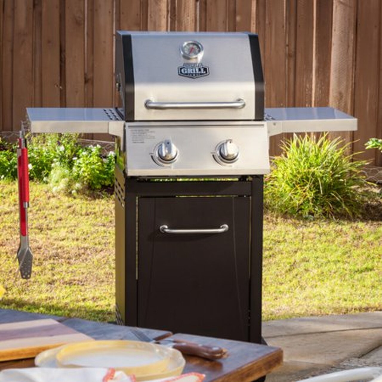 Expert Grill 2 Burner Bistro Propane Gas Grill
