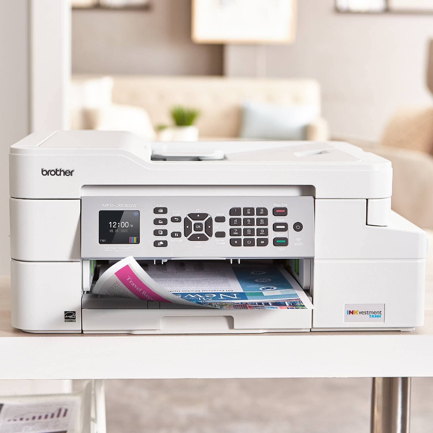Brother MFC-J805DW INKvestmentTank Color Inkjet All-in-One Printer