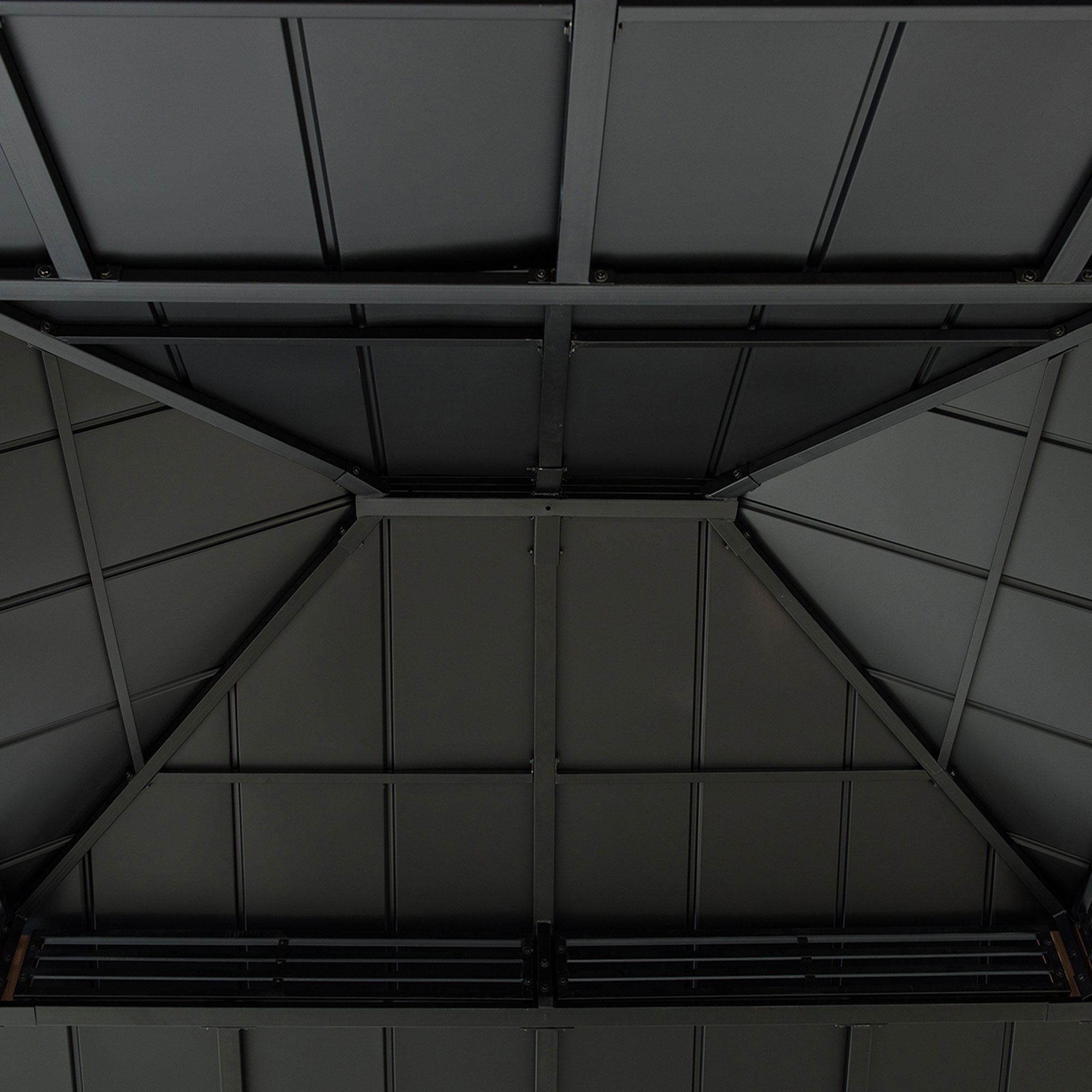 SummerCove Roberts 13 ft. x 15 ft. 2-tier Hardtop Gazebo