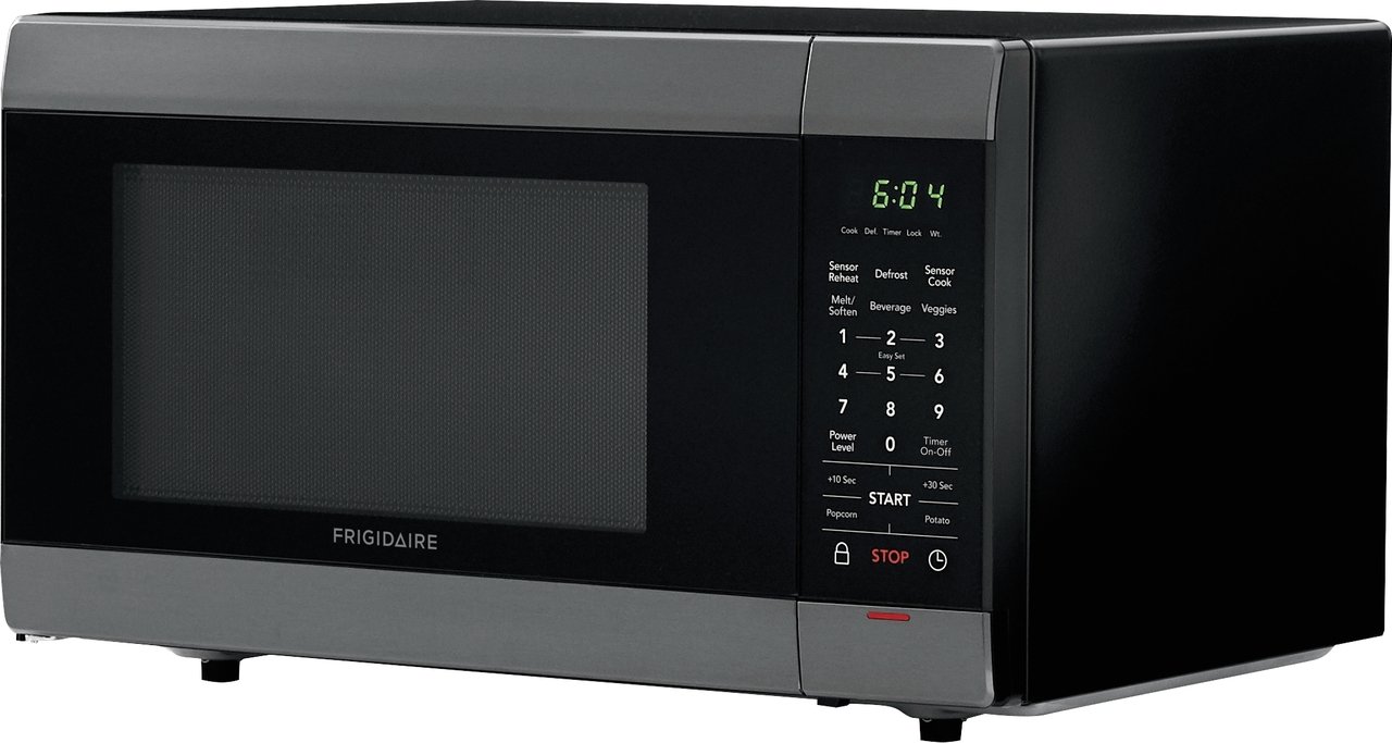 Frigidaire 1.4 cu. ft. Countertop Microwave Oven Black Stainless Steel