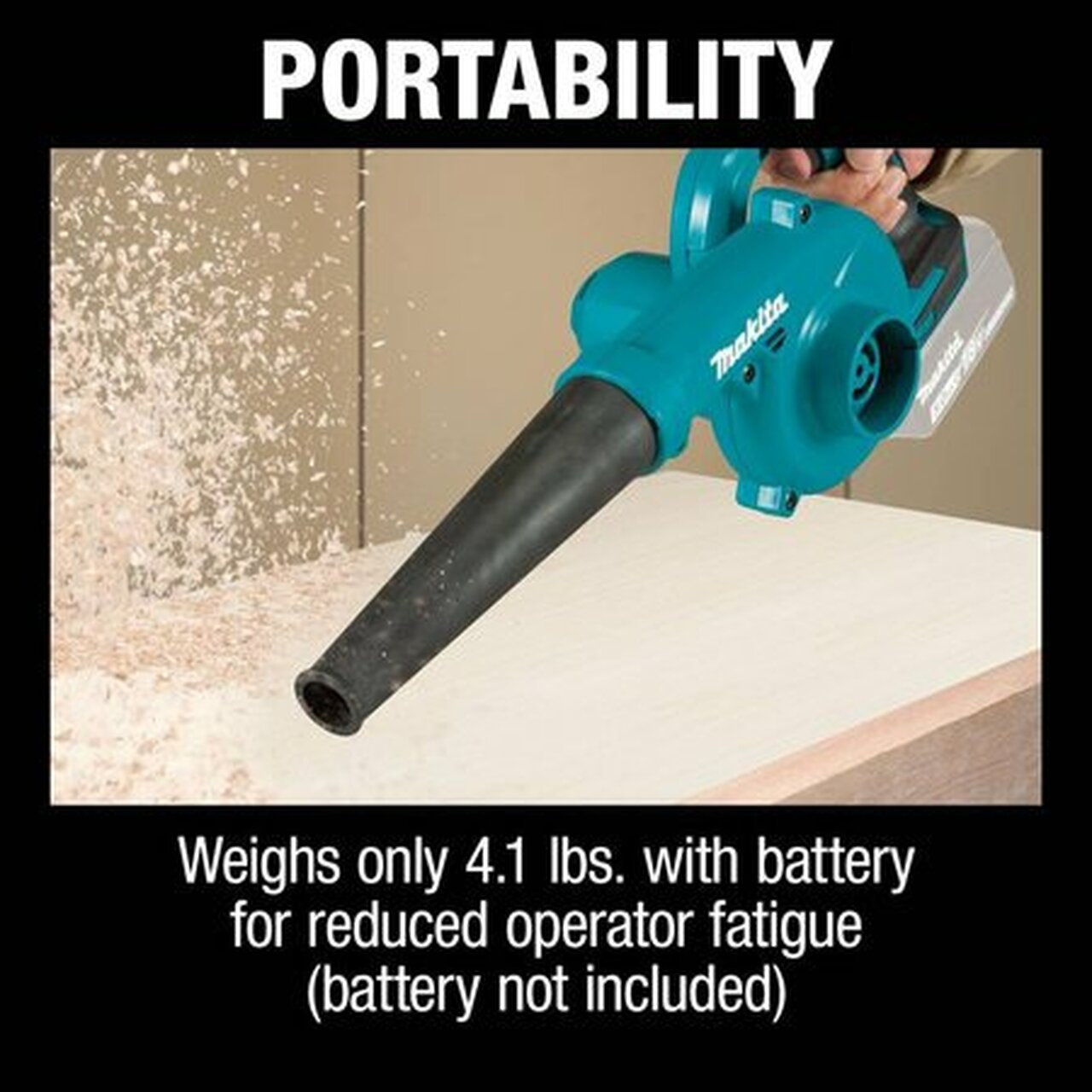 Makita-XBU05Z 18V LXT Lithium-Ion Cordless Blower, Tool Only