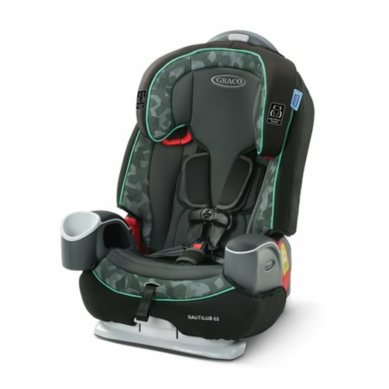 Graco Nautilus 65 3-in-1 Harness Booster Car Seat, Troy