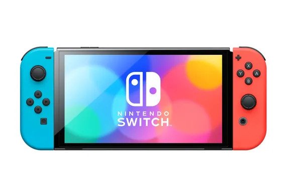Nintendo Switch OLED model Neon Blue/Neon Red set