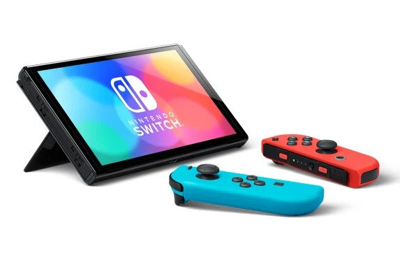 Nintendo Switch OLED model Neon Blue/Neon Red set