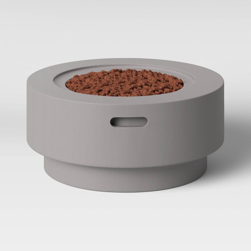 36″ Round Pipestone Outdoor LP Fire Pit – Project 62™