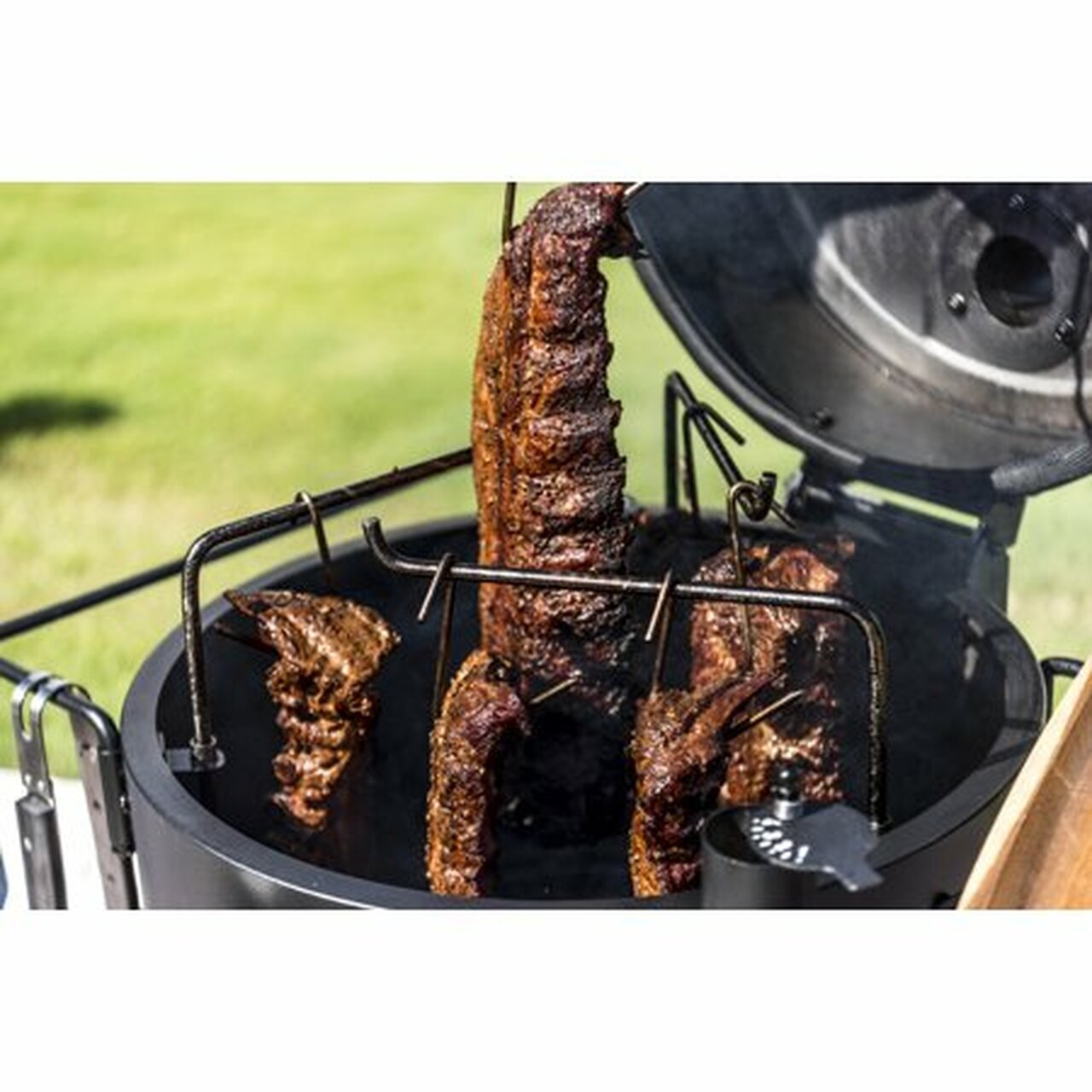 Oklahoma Joe's Bronco Charcoal Barrel Drum Smoker- Black