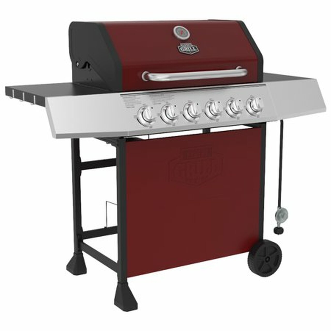 Expert Grill 6 Burner Propane Gas Grill in Red