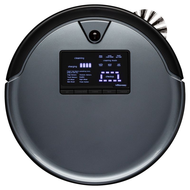 bObsweep PetHair Plus Robot Vacuum Cleaner and Mop – Gray – WPP56002