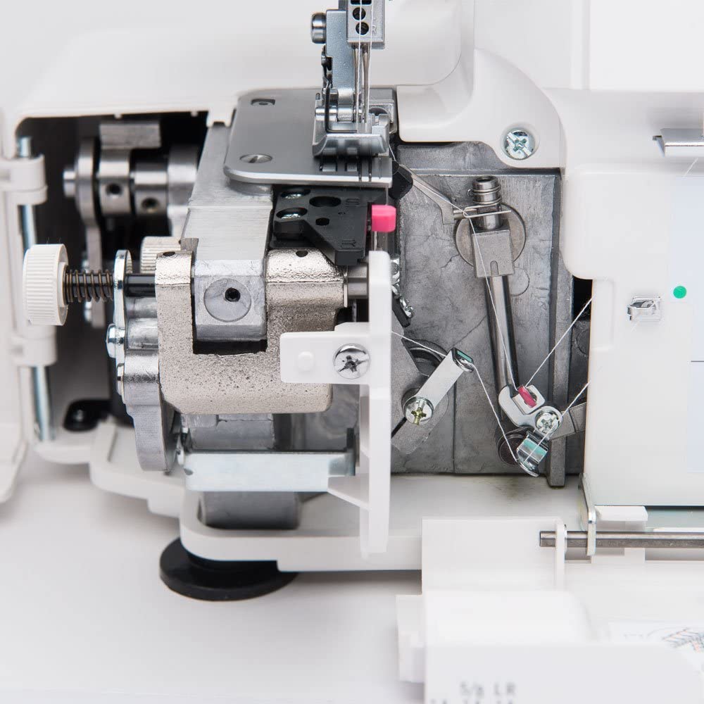 Janome MOD-8933 Serger with Lay-in Threading, 3 and 4 Thread Convertible with Differential Feed