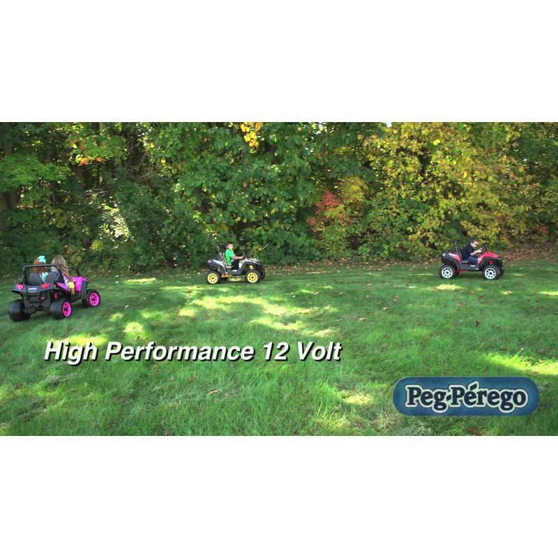 Peg Perego 12V Polaris RZR 900 Powered Ride-On – Pink