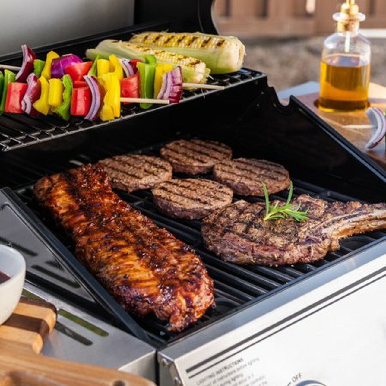 Expert Grill 2 Burner Bistro Propane Gas Grill