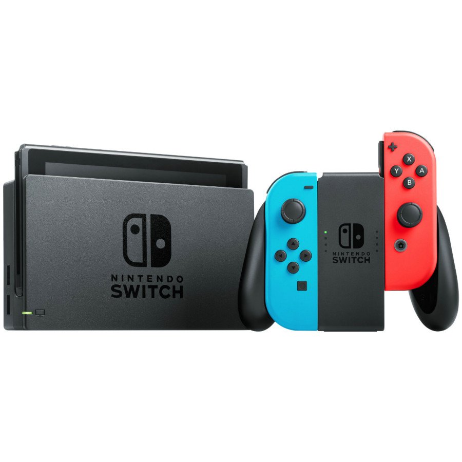 Nintendo Switch – Neon Blue + Neon Red Joy-Con – REFURBISHED