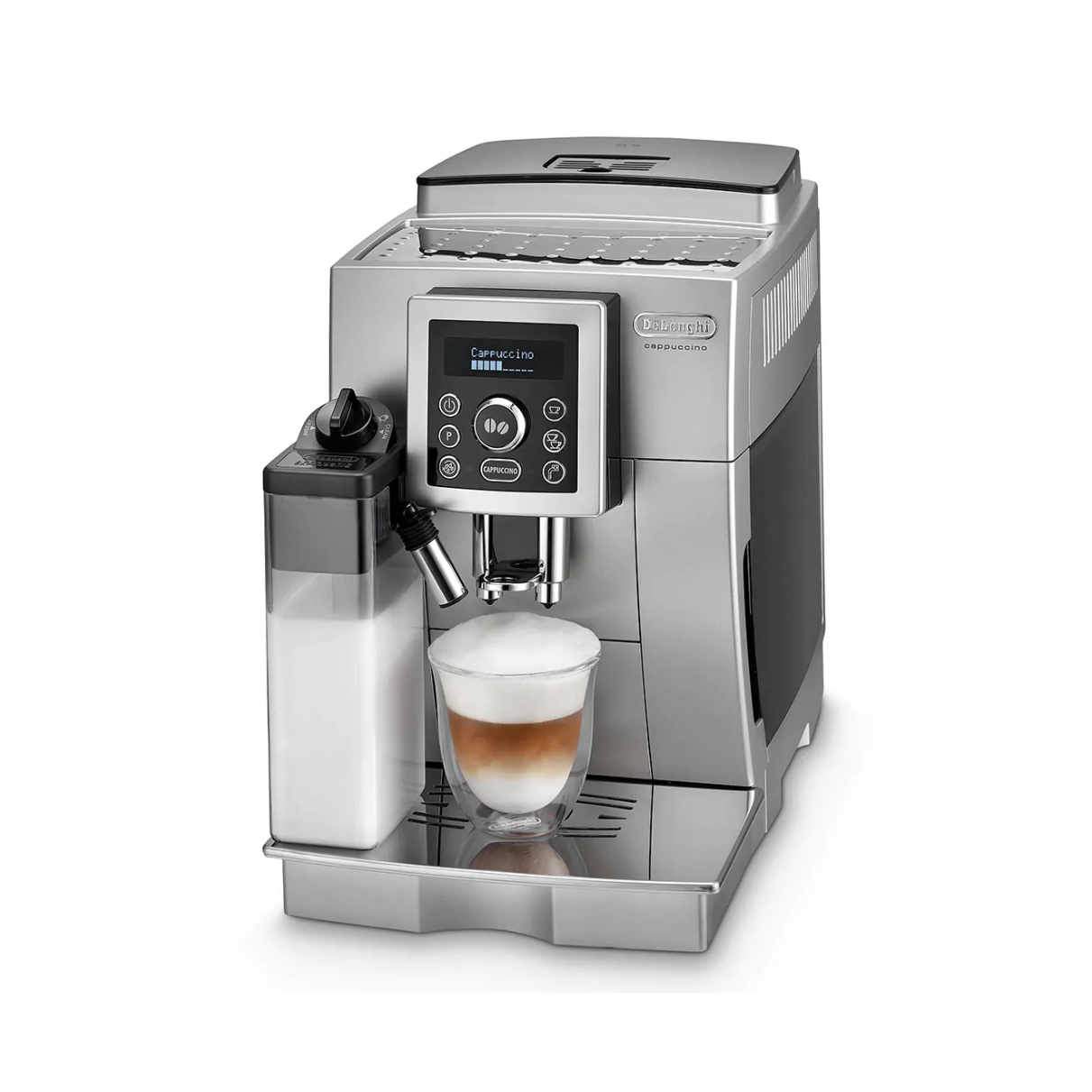 DeLonghi Magnifica Digital Super Automatic Coffee Machine with LatteCrema System ECAM23460S – REFURBISHED
