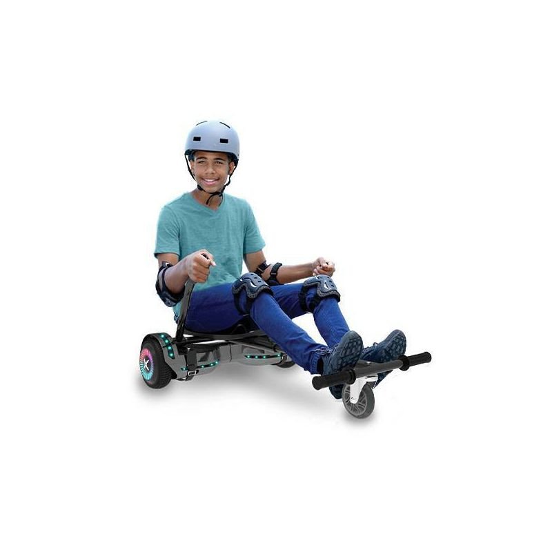 Hover-1 Chrome 2.0 Hoverboard/Buggy Combo – Black