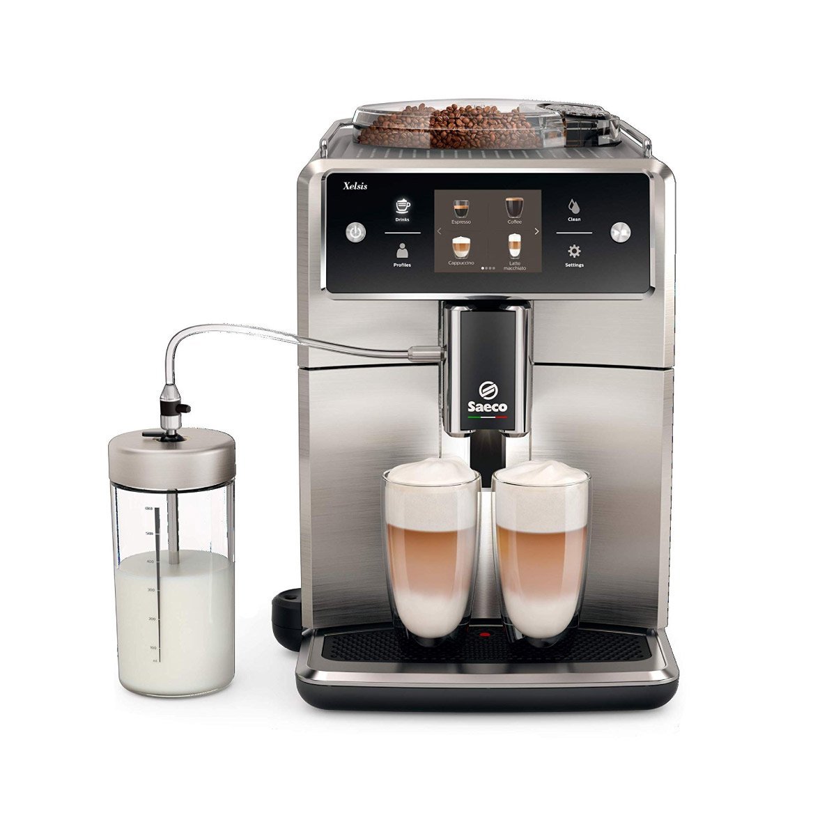 Saeco Xelsis SM7685/04 Super Automatic Espresso Machine (Stainless Steel / Silver) – REFURBISHED