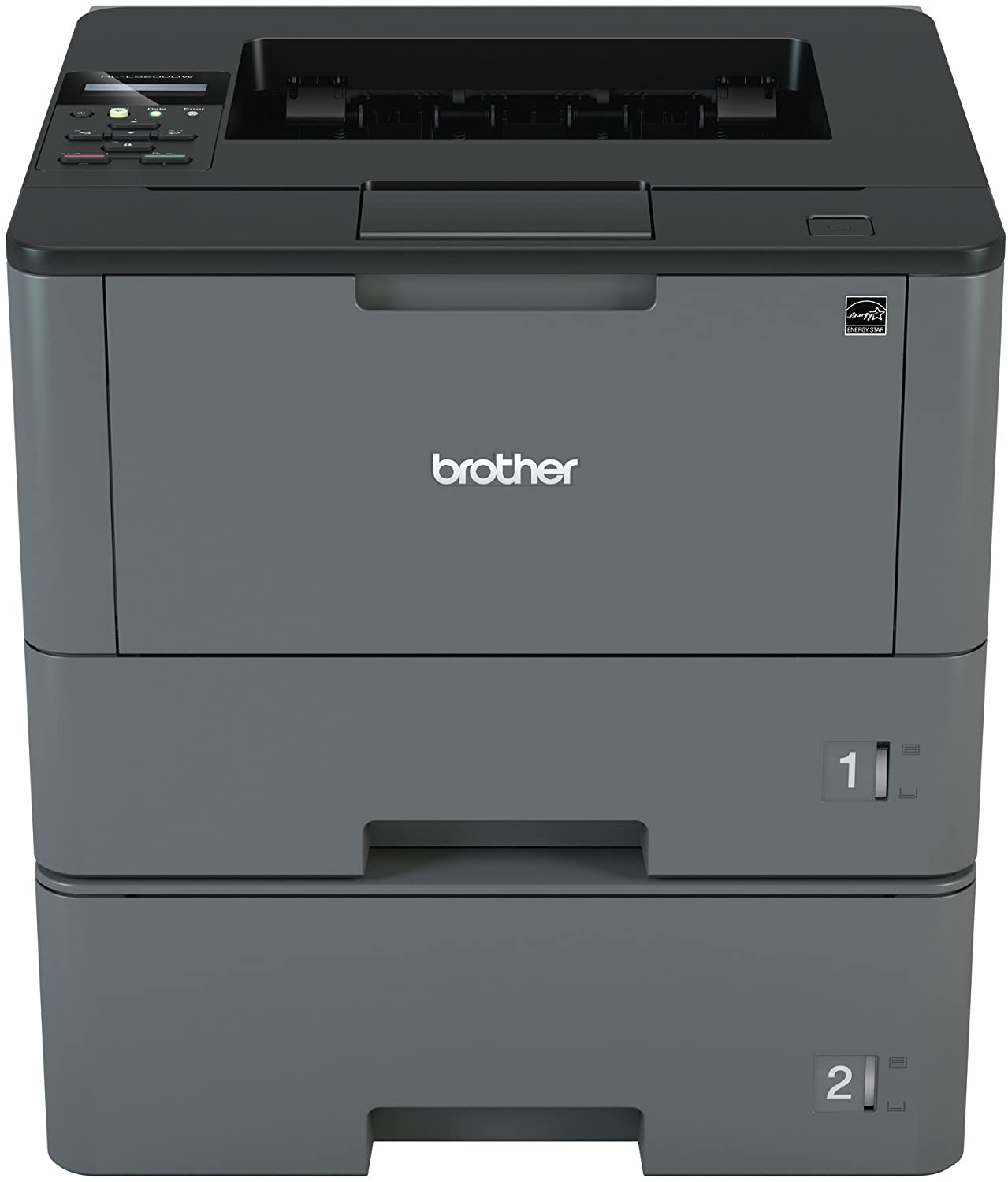 Monochrome Laser Printer, HL-L5200DWT, Duplex Printing, Wireless Networking, Dual Paper Trays, Mobile Printing, Amazon Dash Replenishment Enabled
