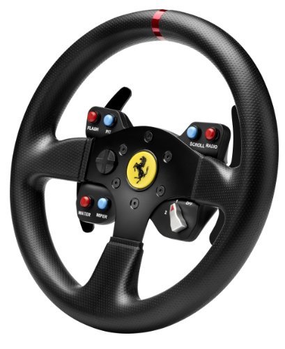 Thrustmaster Racing SIM Ferrari 458 Challenge Wheel Add-On (PS5, PS4, Xbox Series X/S, One, PC) – Not Machine Specific