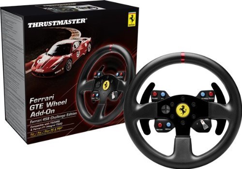 Thrustmaster Racing SIM Ferrari 458 Challenge Wheel Add-On (PS5, PS4, Xbox Series X/S, One, PC) – Not Machine Specific