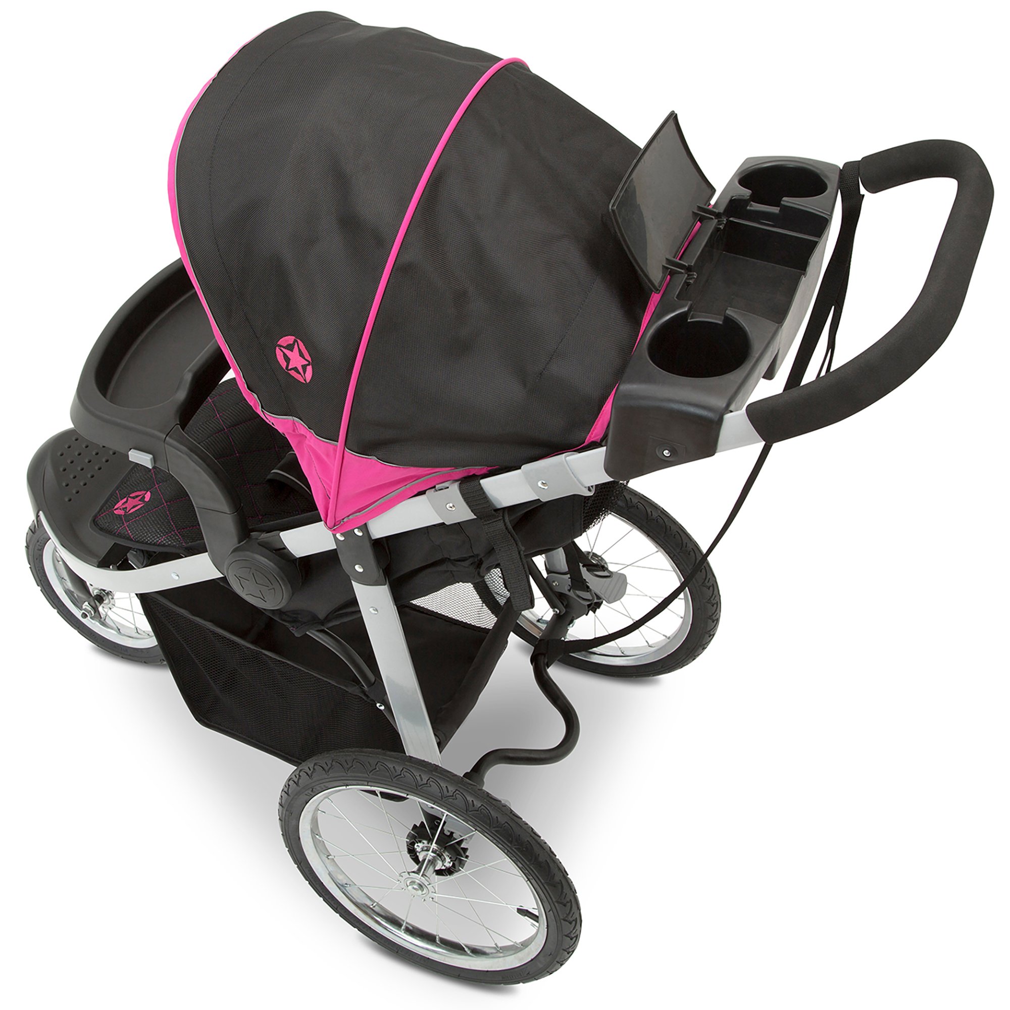Jeep Unlimited Range Jogger by Delta Children, Trek Pink Tonal
