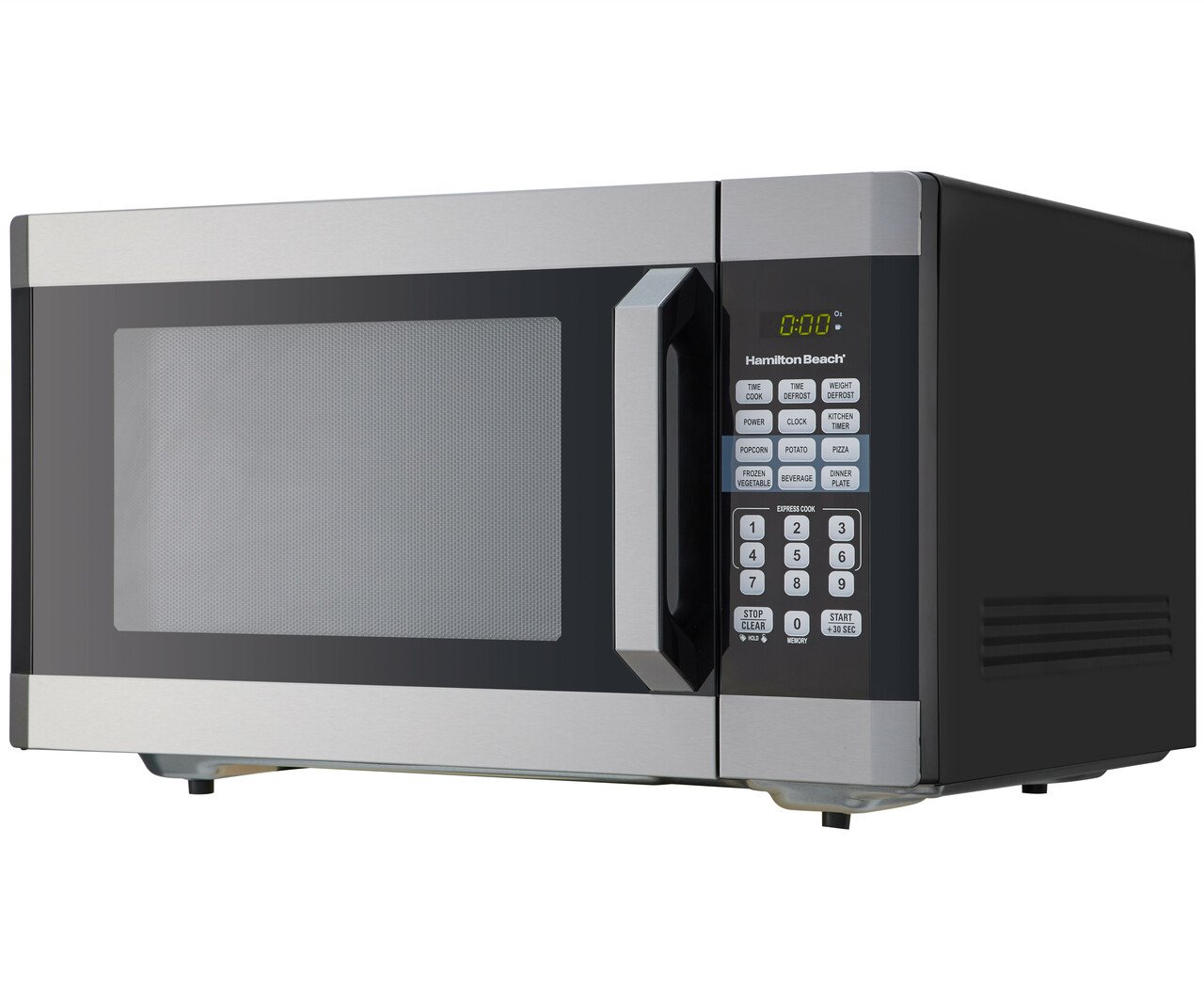 Hamilton Beach 1.6 Cu. Ft. Digital Microwave Oven, Stainless Steel
