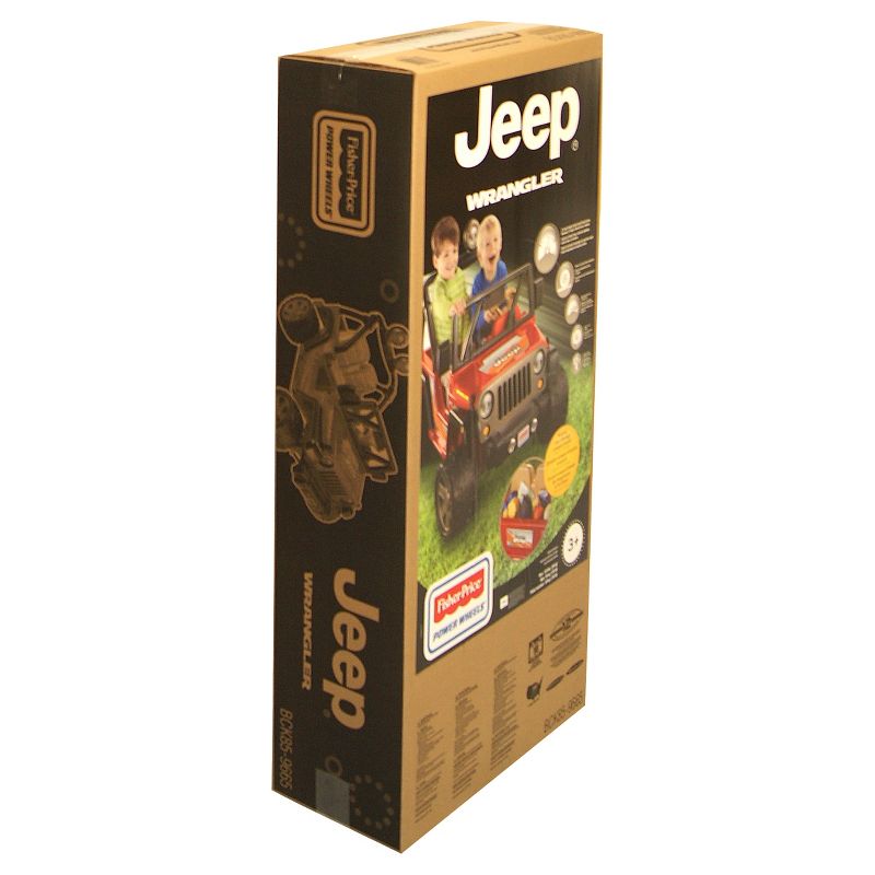 Power Wheels 12V Jeep Wrangler Powered Ride-On – Red