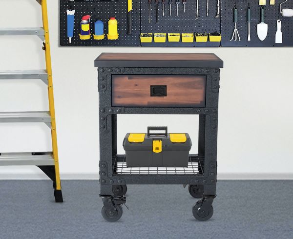 Building Products Rolling Workbench single drawers 27.6 in. W x 24 in.