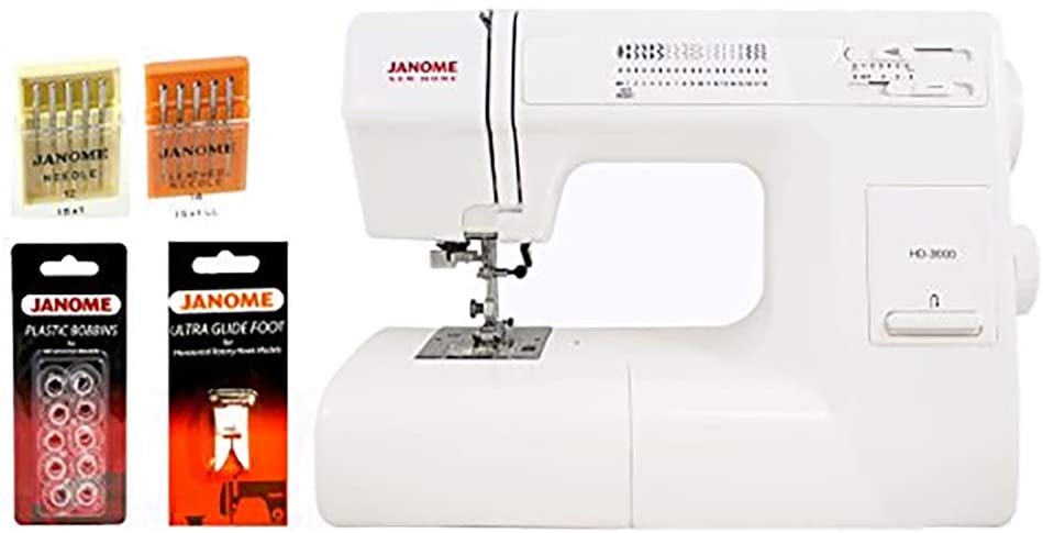 Janome HD1000 Heavy-Duty Sewing Machine with 14 Built-In Stitches