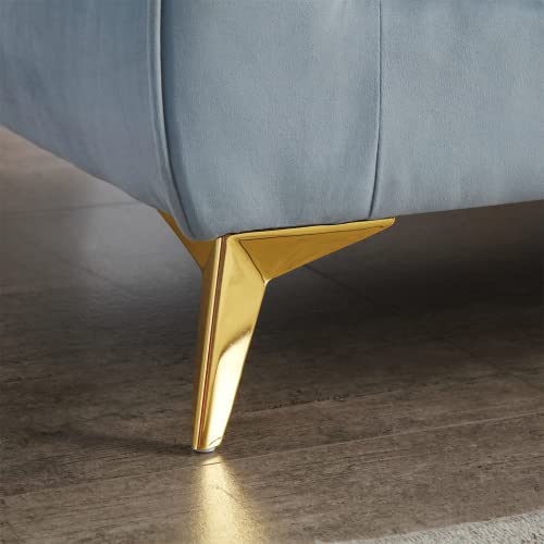 Luxury Modern Couch, Chesterfield Tufted Velvet Sofa, Cirrus armrest Living Room Sofa (66inch Sofa)