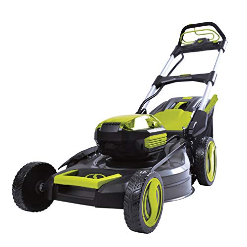 Sun Joe iON100V-21LM-CT 21 in. 100V Max Lithium-iON Cordless Self Propelled Lawn Mower, Tool Only