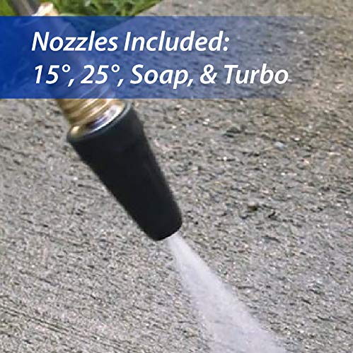 AR ANNOVI REVERBERI Blue Clean New Electric 2300 PSI Pressure Washer, with up to 1.7 GPM, BC390HSS