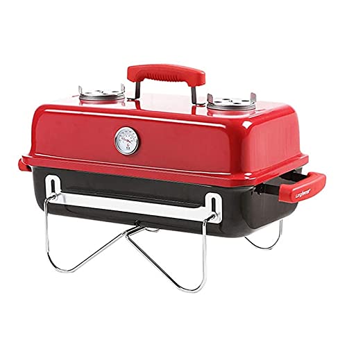 HYAN Barbecue Grill Outdoor Charcoal Grill Garden Household Folding Barbecue Stove Garden Portable Grill BBQ Tools Suitable for 3-5 People Barbecue Shelves