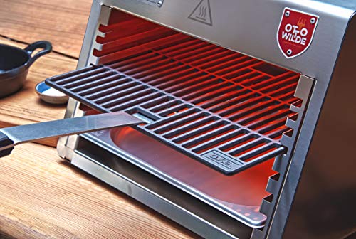 The Otto Lite is The Portable Steak Grill,1500°F Steak Grill, 100% Stainless Steel
