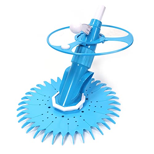 Pool Vacuum Cleaner, 0.75HP/550W Min Power Automatic Pool Cleaner Silent Handheld Pool Vacuum Sweeper with Powerful Suction, Pool Vacuum Sweeper, 81cm 12pcs Hose for Small Pools, Spas and Hot Tubs