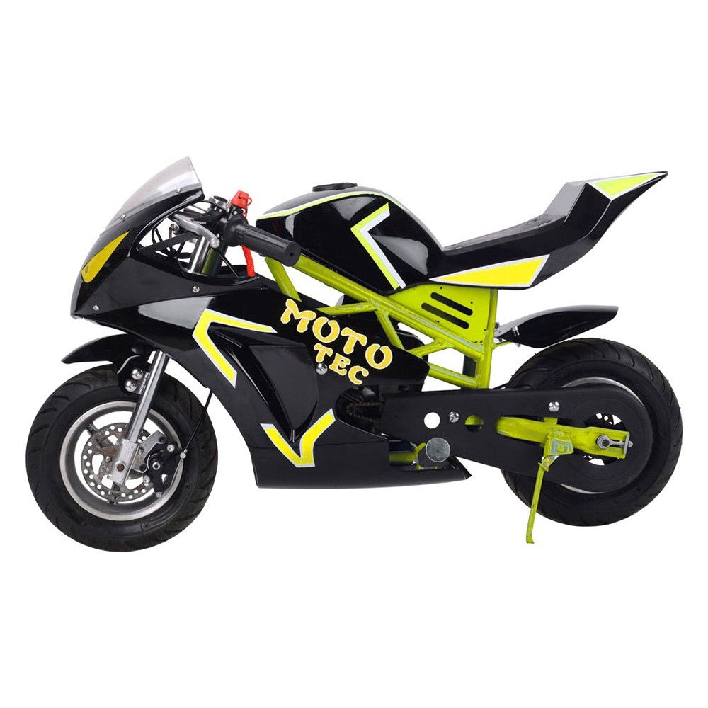 MotoTec 49cc 2-Stroke Gas Kids Pocket Rocket GT Bike
