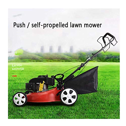 wangzi Self-propelled Lawnmower Self-propelled Hand-Push Lawn Mower Lawn Mower Household Cutting Height 20-50cm Cutting Width500mm