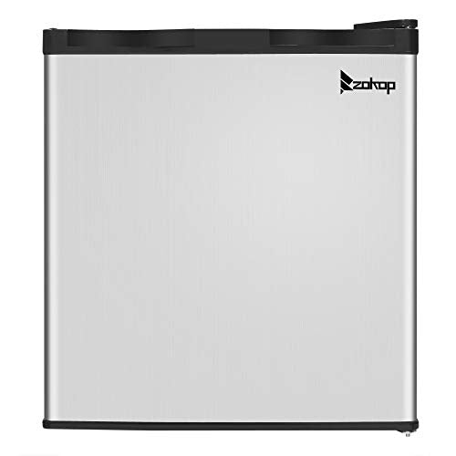 ZOPOK 1.1 Cu.ft Upright Freezer with Compact Reversible Single Door,Free Standing Mini Freezer with Adjustable Thermostat for Home/Kitchen/Office