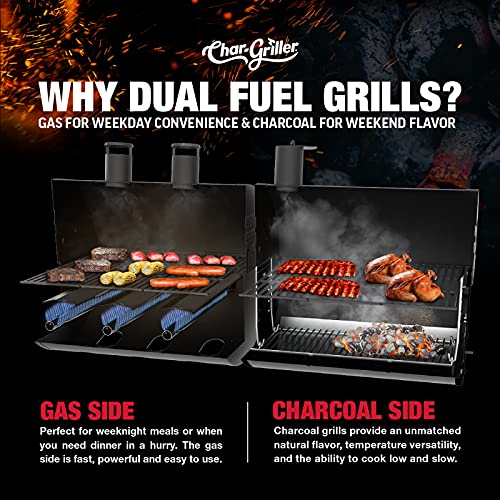 Char-Griller 5050 Duo Gas-and-Charcoal Grill