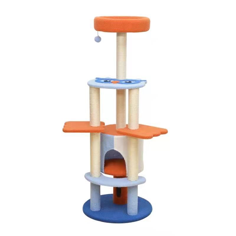 Owl Pattern Cat Tree