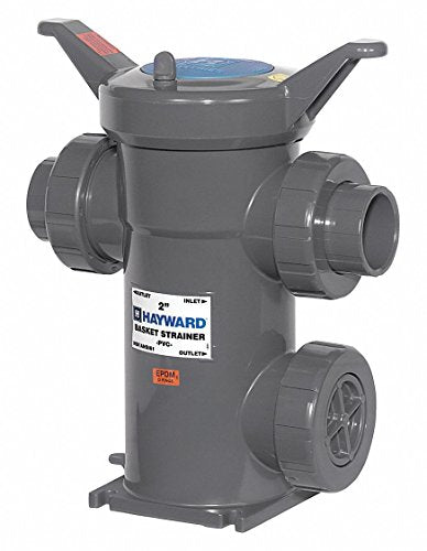 Hayward SB1200ST1/8 2-Inch PVC Socket/Threaded Simplex 1/8 Perforated Basket Strainer with Viton Seals