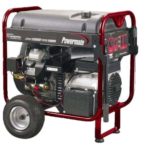 Powermate PM0601258 12500W/15625W 22 HP Subaru Electric Start V-Twin Generator New